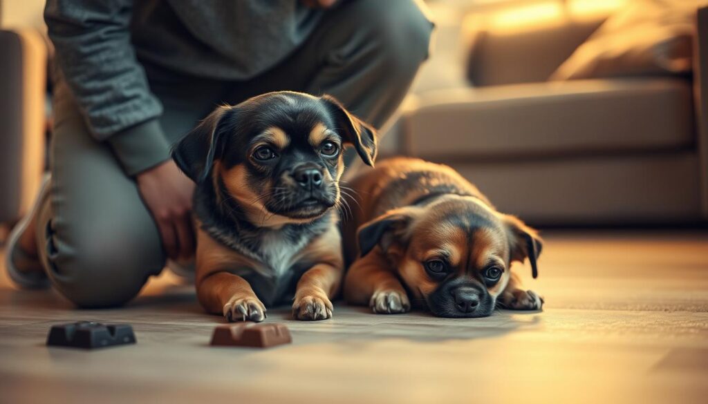 hvad sker der hvis en hund spiser chokolade