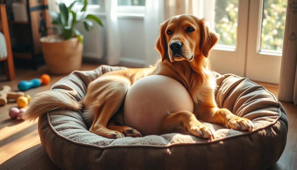 hvor længe er en hund drægtig