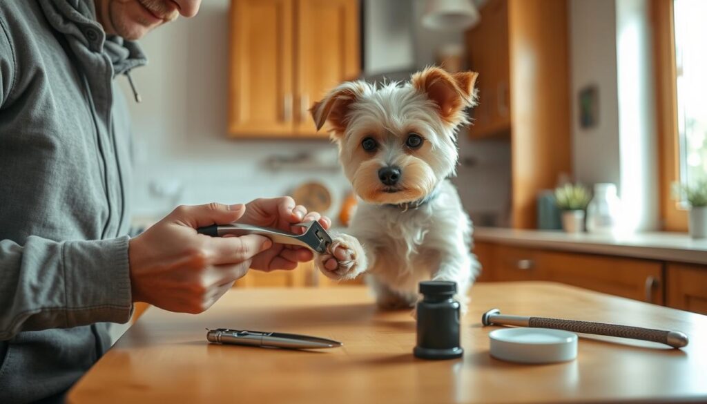 hvordan klipper man negle på en hund