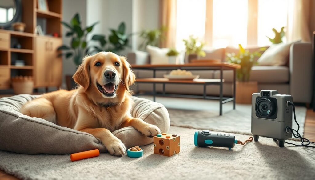 redskaber til hund alene hjemme